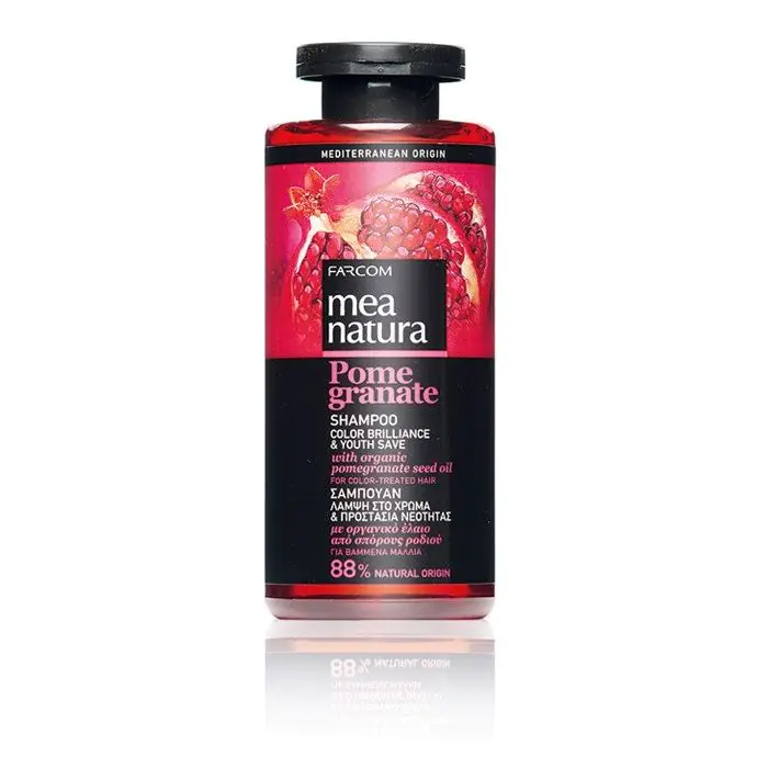 

Шампунь pomegranate champú para cabello teñido Mea Natura, объем 300 мл