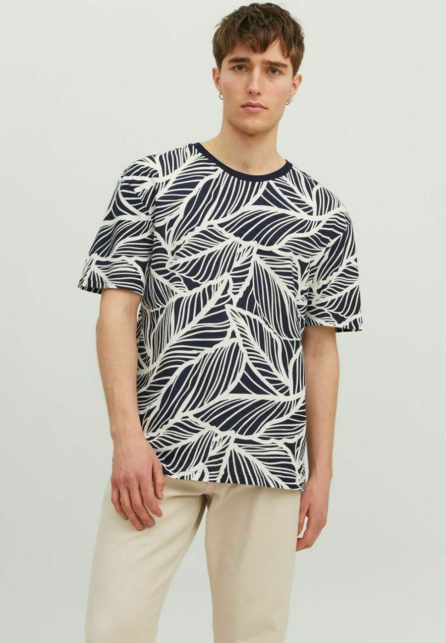 

Футболка с принтом Jack & Jones, темно-синий