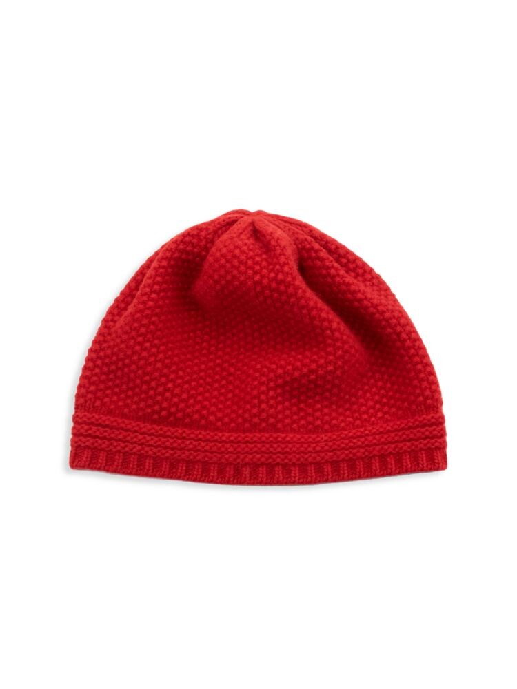 

Кашемировая шапка Seed Stitch Portolano, цвет Fire Red