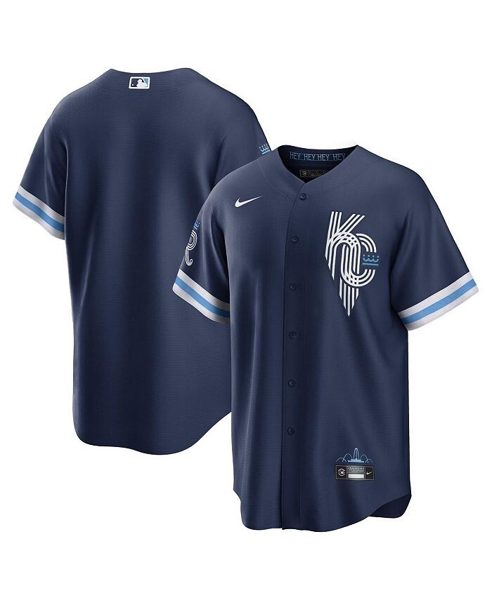 

Реплика мужского темно-синего джерси Kansas City Royals City Connect Nike, синий