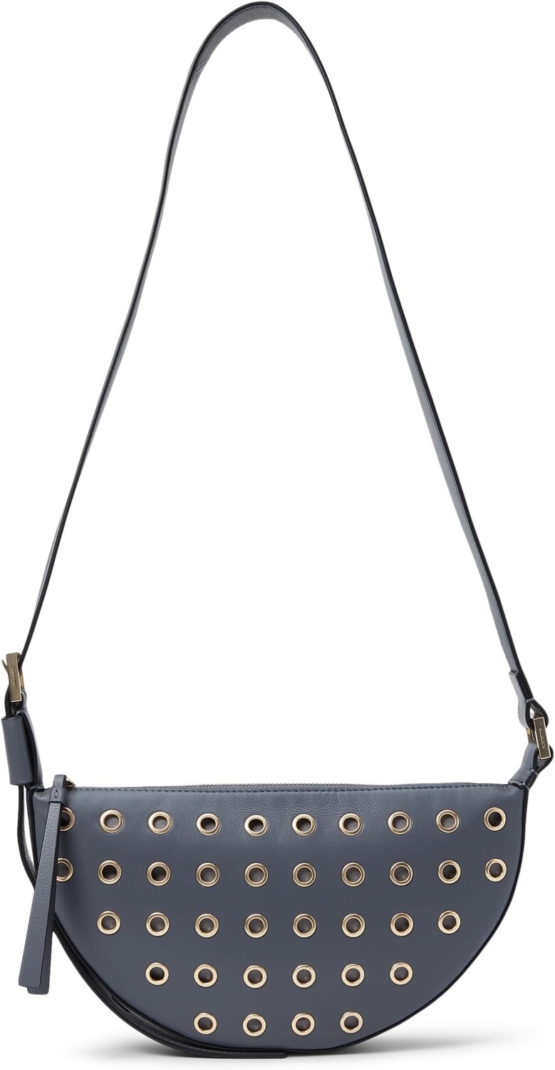 

Сумка Half Moon Eyelet Xbody AllSaints, цвет Slate Grey