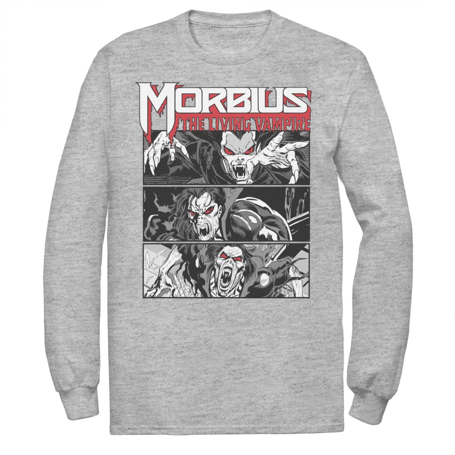 Мужская футболка с изображением комиксов Marvel Morbius The Living Vampire фигурка hasbro venom morbius the living vampire