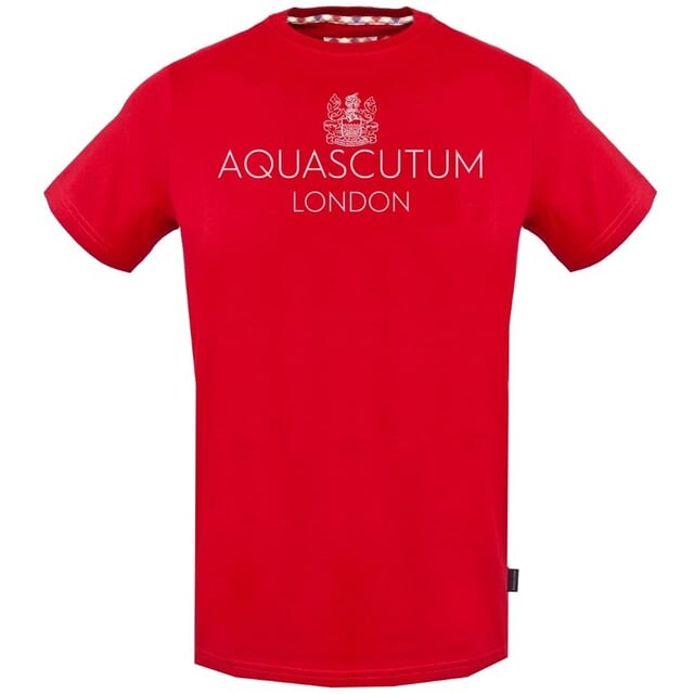 

Футболка с ярким логотипом London It Aquascutum, красный