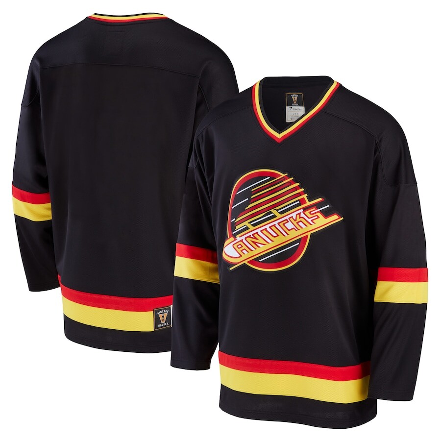 

Джерси Fanatics Branded Vancouver Canucks, черный
