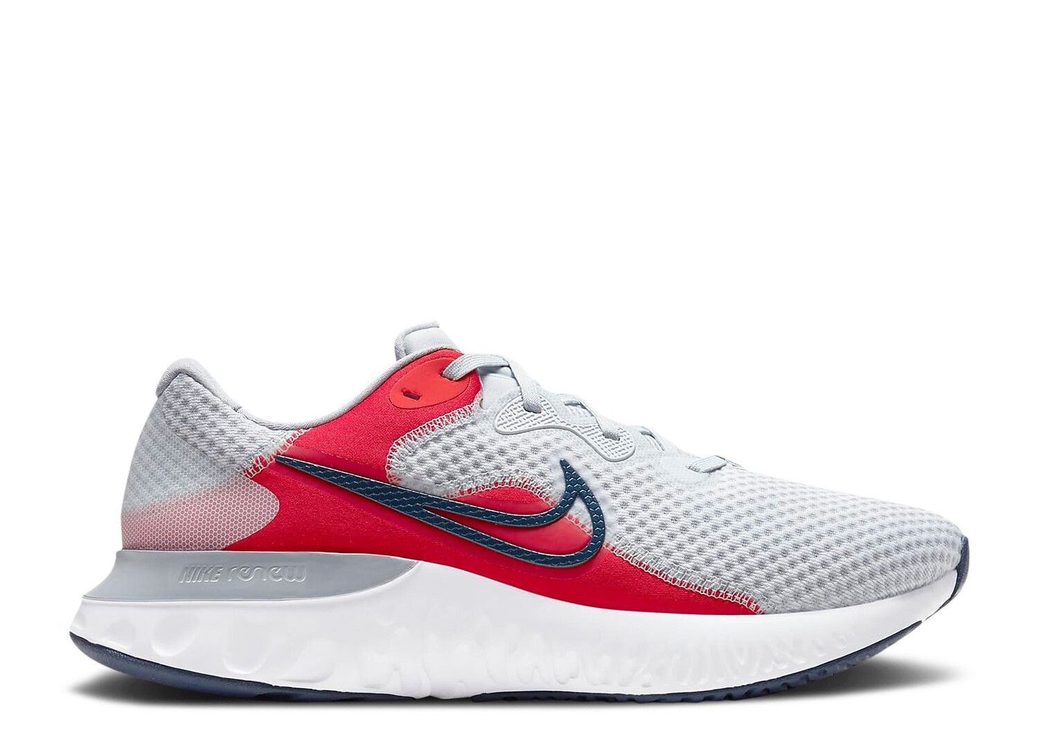 

Кроссовки Nike Renew Run 2 'Pure Platinum Chile Red', серый