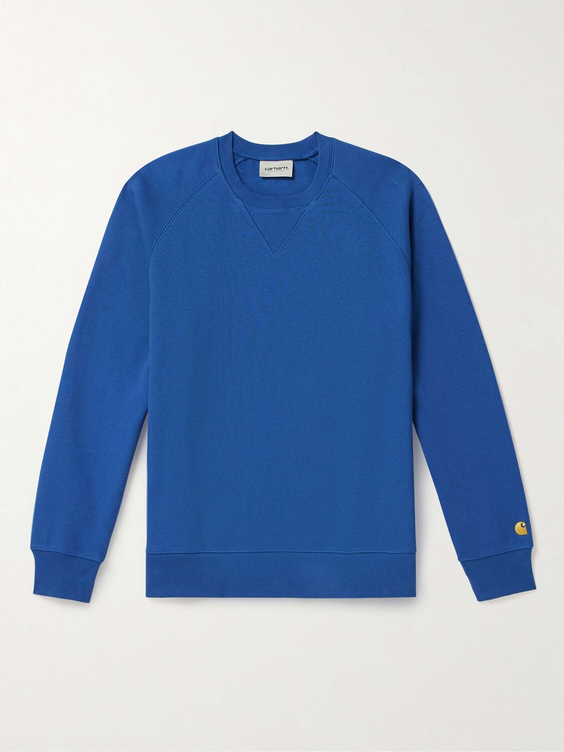 

Толстовка Chase из смесового хлопка с вышитым логотипом CARHARTT WIP, синий