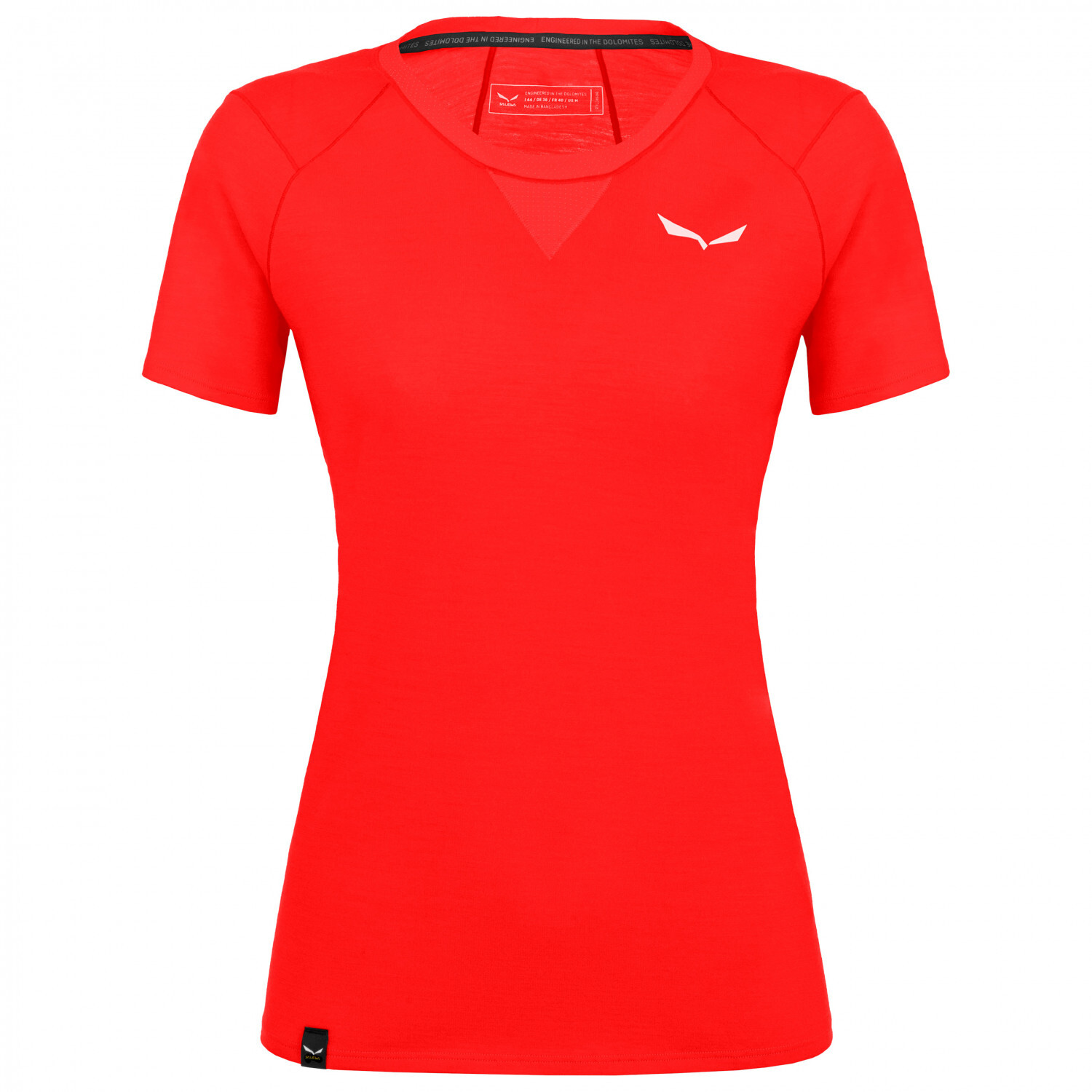

Рубашка из мериноса Salewa Women's Agner AM, цвет Flame