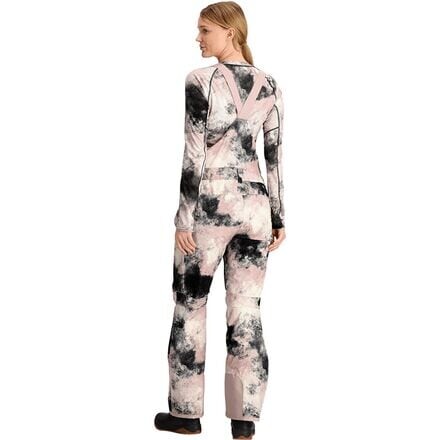 

Утепленные брюки-комбинезон Freedom - женские The North Face, цвет Pink Moss Faded Dye Camo Print