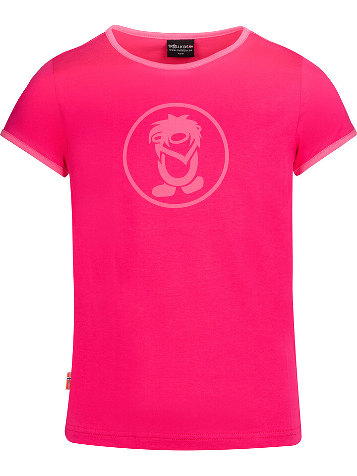 

Спортивная футболка Trollkids Funktionsshirt Kroksand, розовый