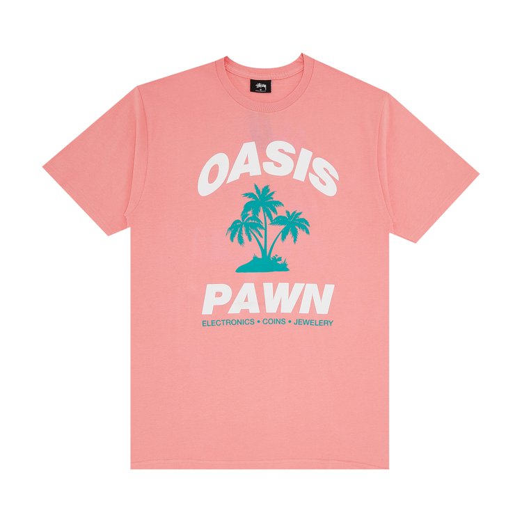 

Футболка Stussy Oasis Pawn 'Rose', розовый