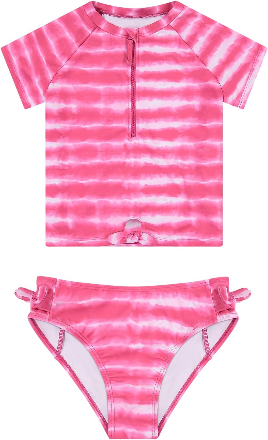 

Купальник ANDY & EVAN KIDS Tie-Dye Rashguard & Swim Suit Set, цвет Pink Tie-Dye