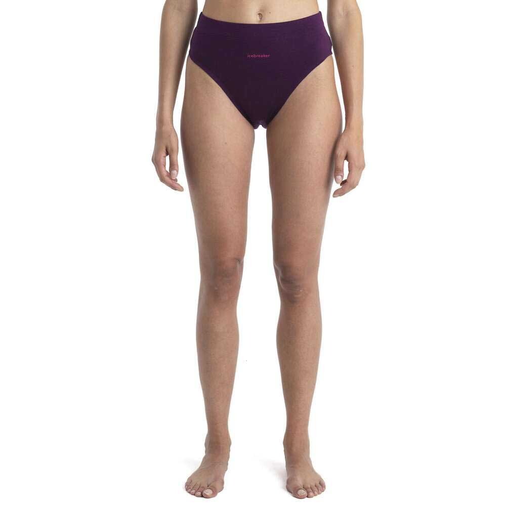 

Низ бикини Icebreaker Queens High Cut Merino, фиолетовый