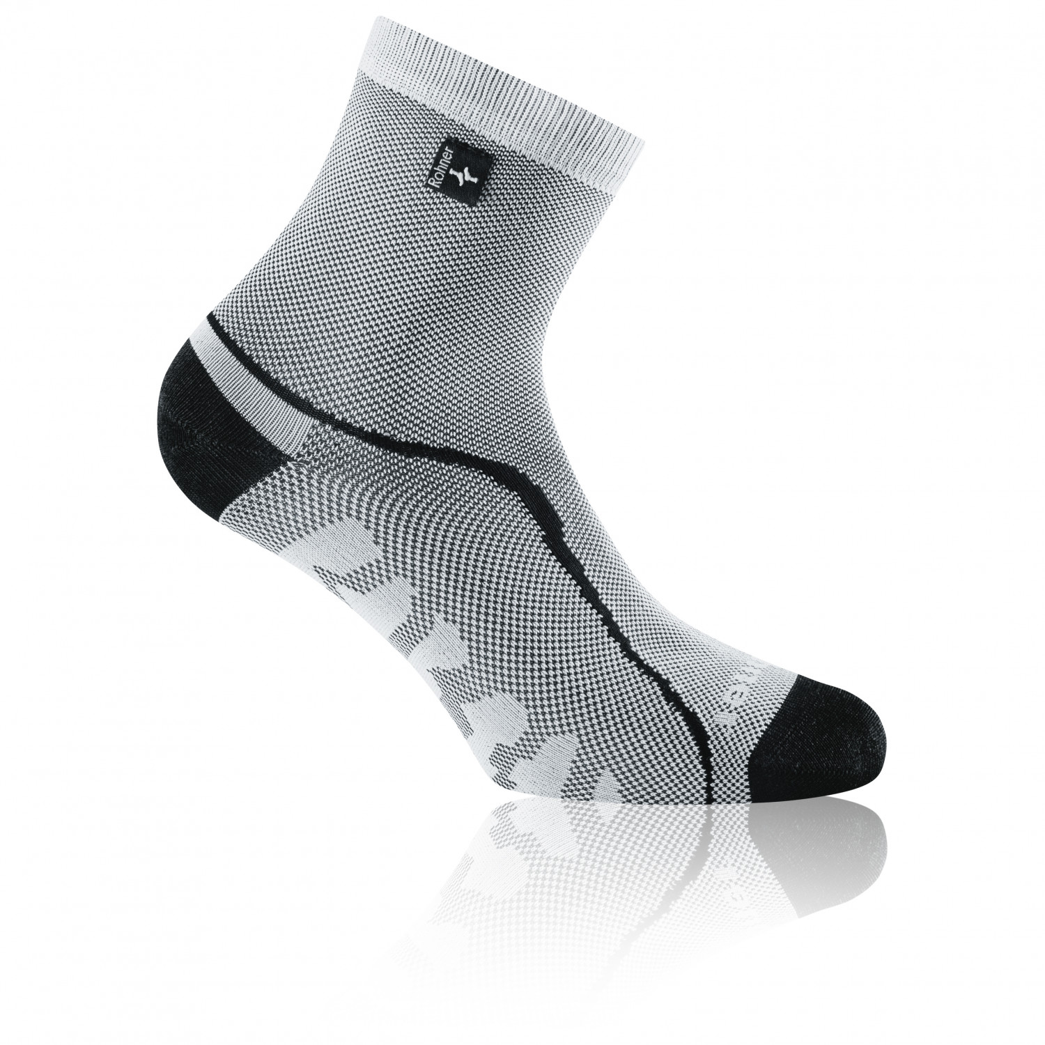 Носки для бега Rohner R Ultra Light Quarter, белый носки комфорт r