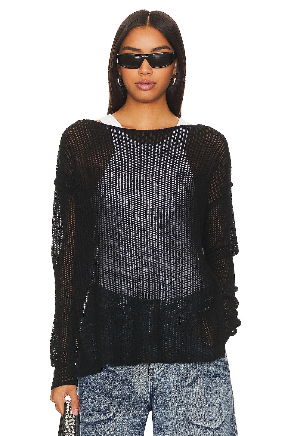 

Свитер Free People Wednesday Cashmere, черный