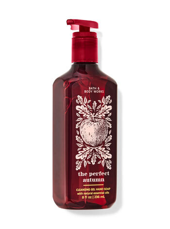 

Очищающее гелевое мыло для рук The Perfect Autumn, 8 fl oz / 236 mL, Bath and Body Works