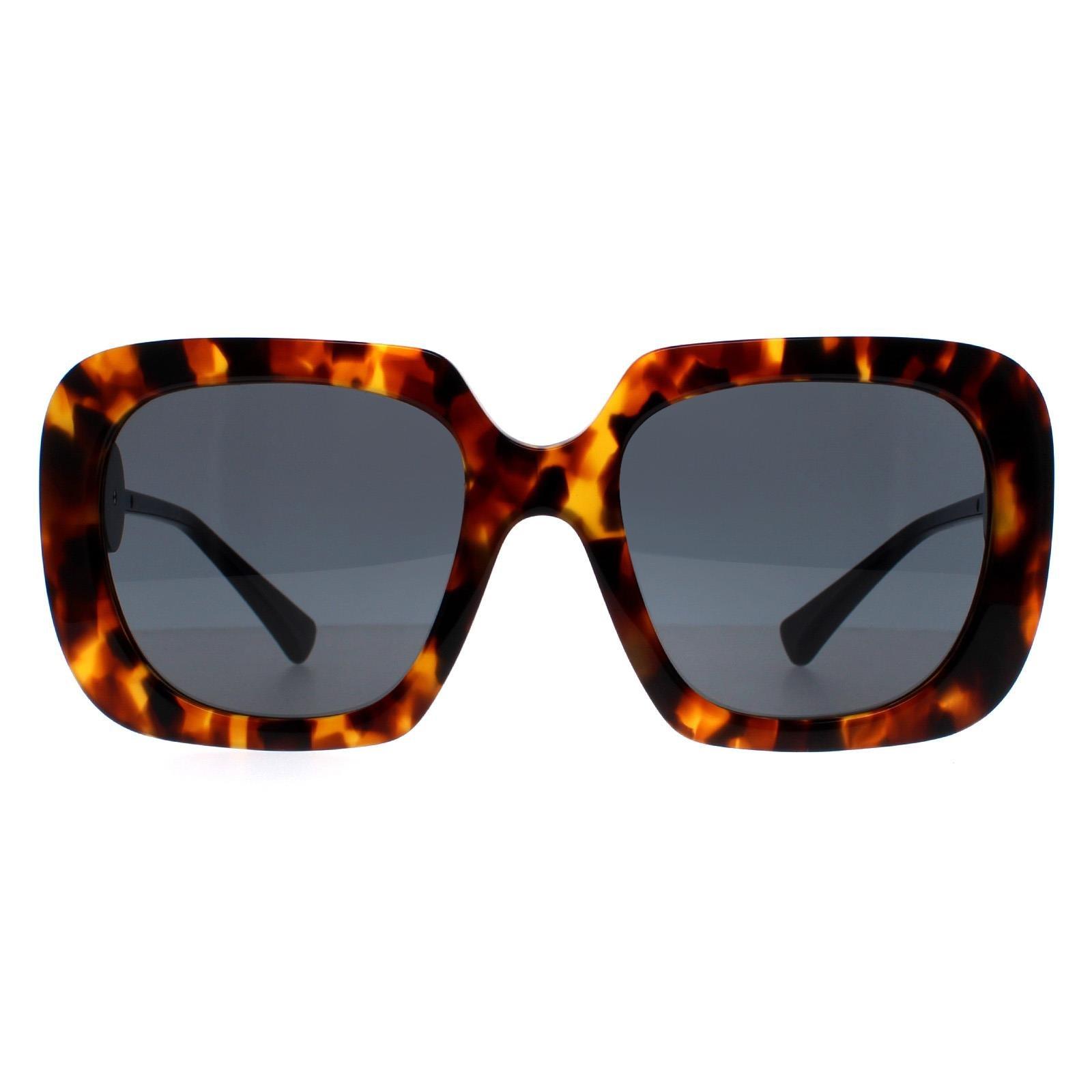 Квадратный Светлый Гавана Темно-Серый VE4434 Versace, коричневый солнцезащитные очки zara square resin зеленый