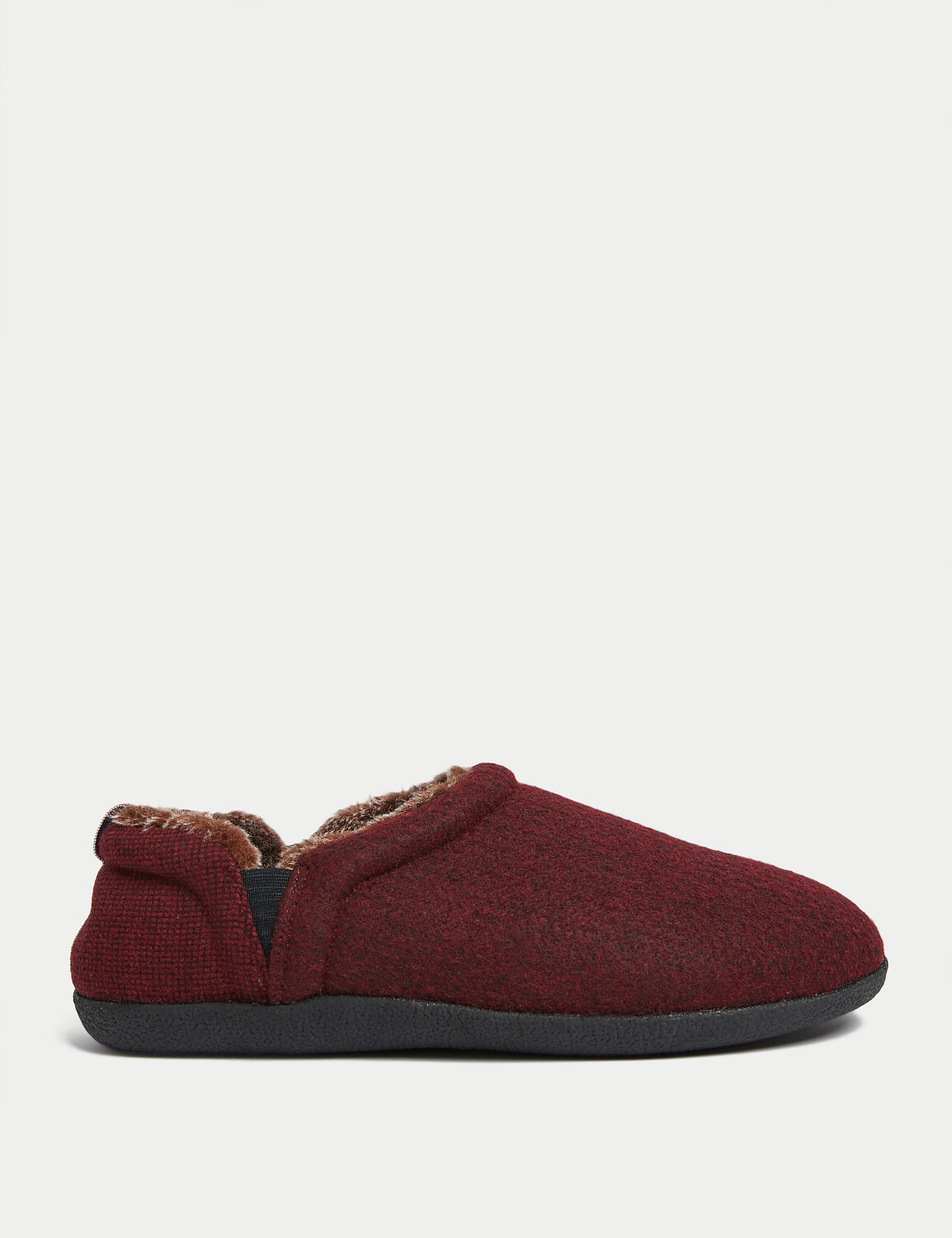 

Тапочки-мюли на флисовой подкладке с Freshfeet Marks & Spencer, красный микс