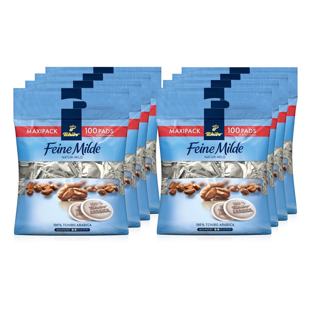 

Подушечки для кофе Tchibo Fine Mild, 800 штук (8 х 100 подушечек)