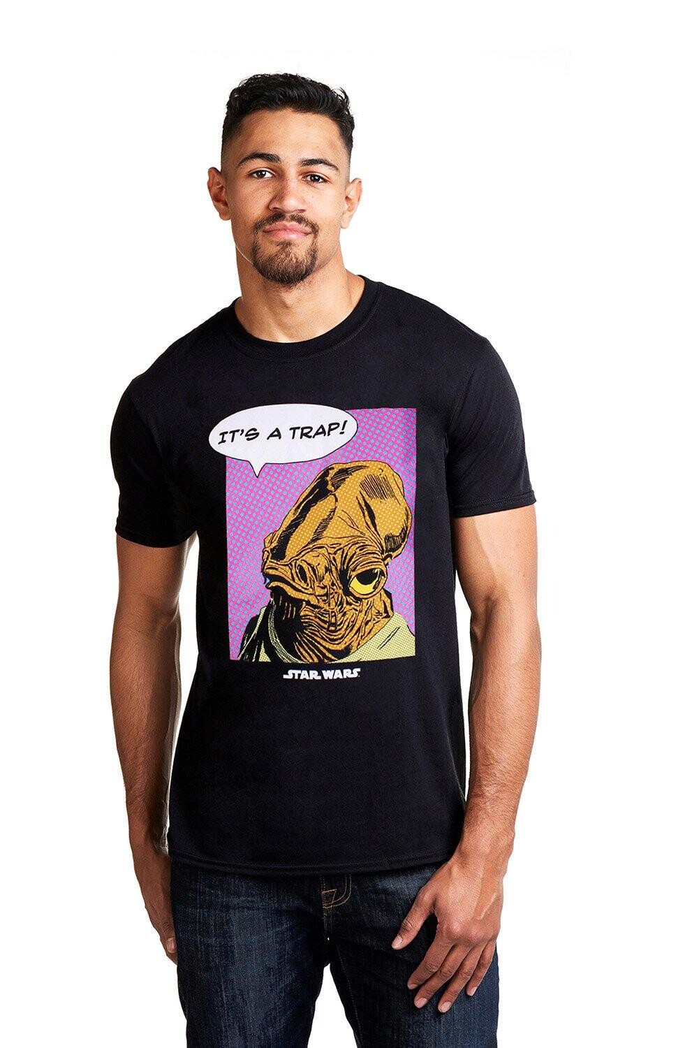 

Хлопковая футболка It’s A Trap Star Wars, черный