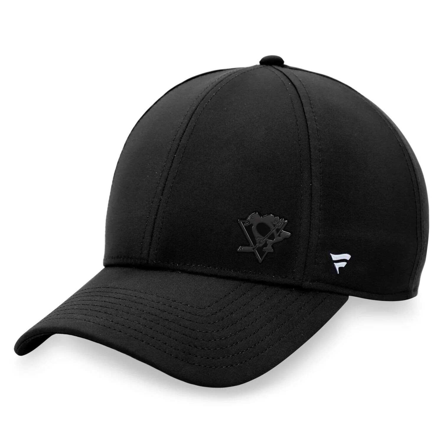 

Женская черная фирменная регулируемая кепка Fanatics Pittsburgh Penguins Authentic Pro Road со структурированной регулировкой Fanatics