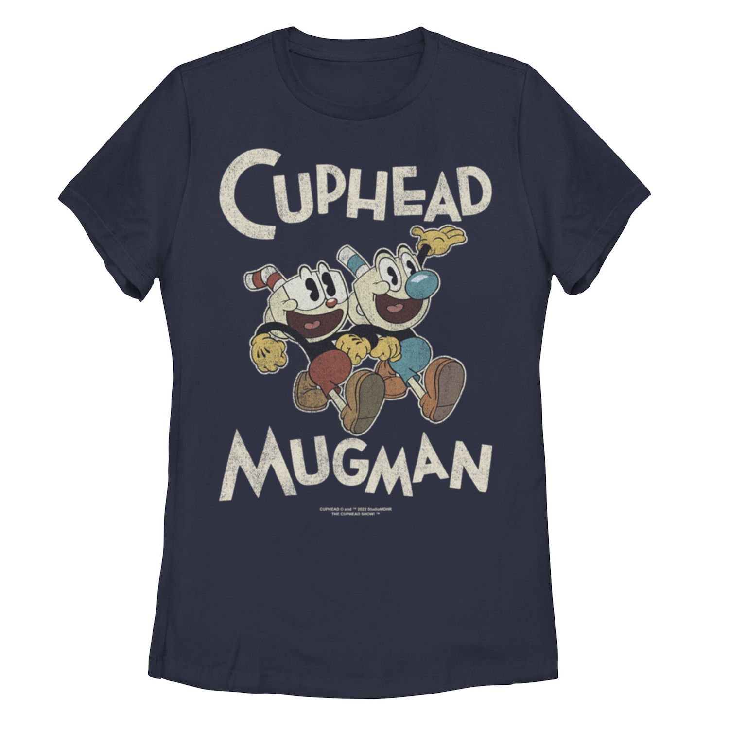 

Юниорское шоу Cuphead! Футболка с рисунком «Cuphead and Mugman» Licensed Character