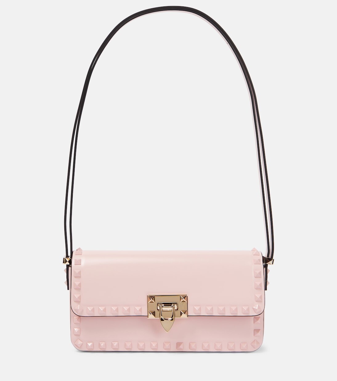 

Кожаная сумка через плечо rockstud23 Valentino Garavani, розовый