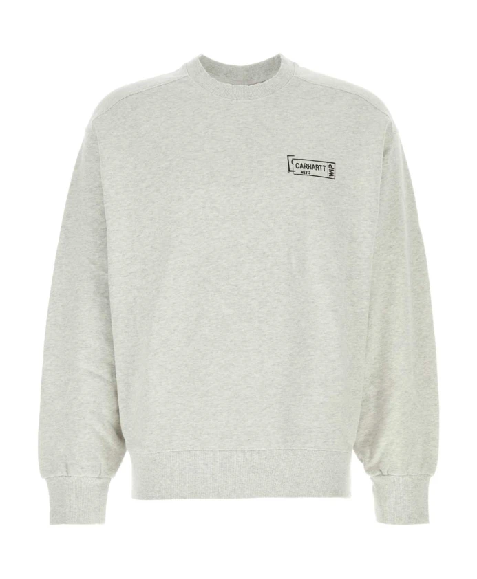 

Яркая толстовка из хлопкового принта Carhartt Wip, серый