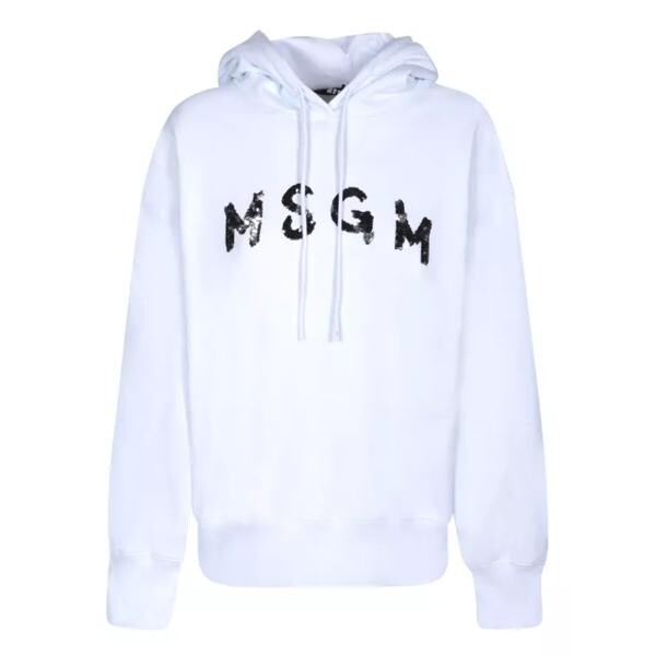 

Футболка cotton hoodie Msgm, белый