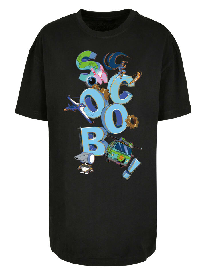

Футболка F4NT4STIC Oversized Boyfriend Tee Scooby Doo Letters Jumble, черный