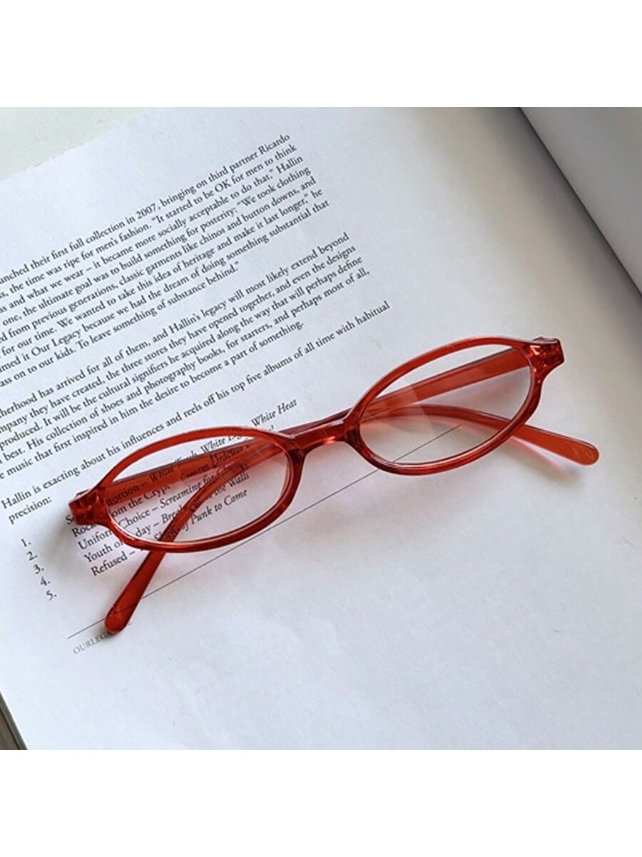 Y2k Эстетические Ретро Красные Декоративные Очки очки fubag glasses r красные 31639