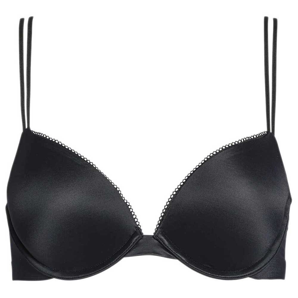 

Бюстгальтер Calvin Klein Liquid Touch Plunge Push-Up, черный