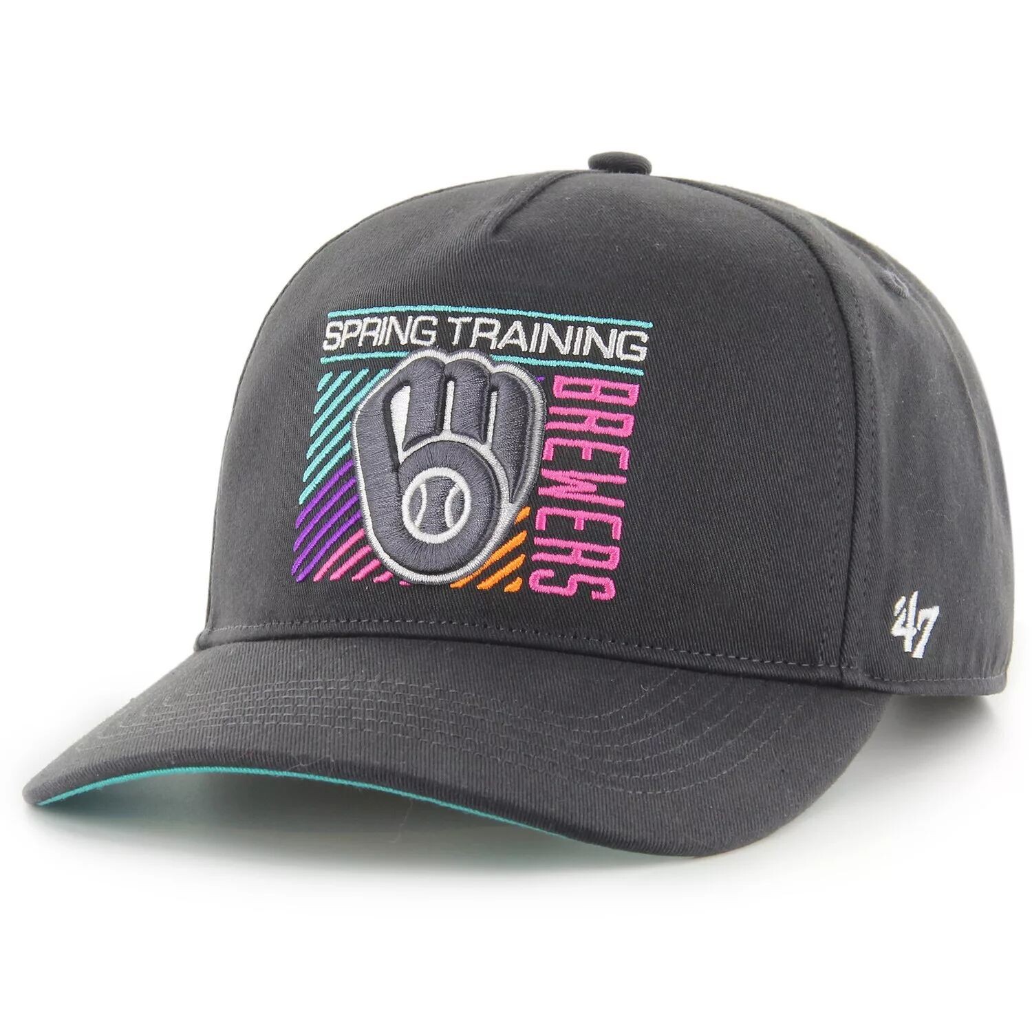 

Мужская темно-серая кепка Milwaukee Brewers 2023 '47 Spring Training Reflex Hitch Snapback