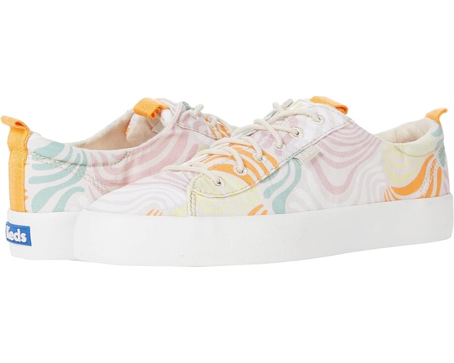 

Кроссовки Keds Kickback Leather Slip On, цвет Tan/Multi