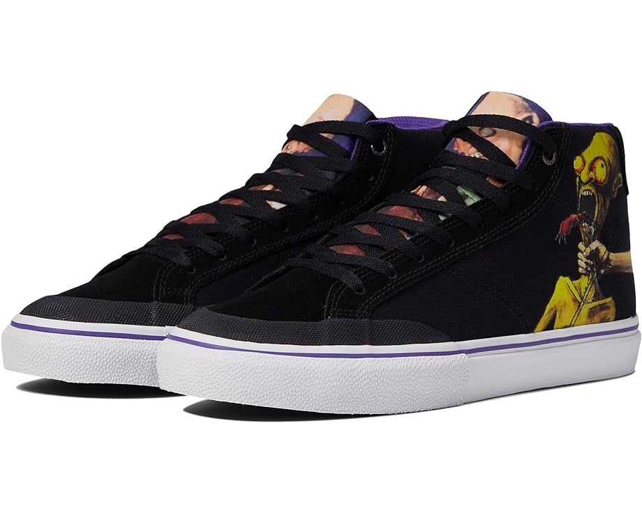 

Кроссовки Emerica Omen Hi X Dinosaur Jr, цвет Black/Purple