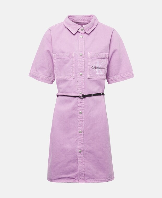 

Джинсовое платье Calvin Klein, розовый