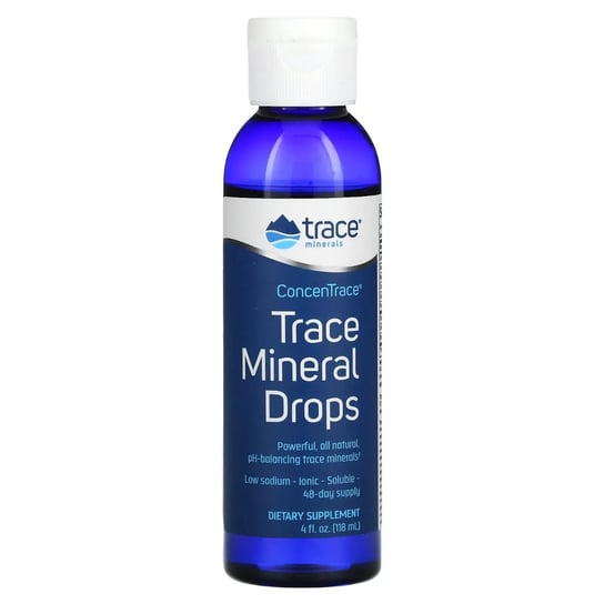 Trace Minerals Research, Капли исследовательской концентрации Trace Minerals, 118 мл