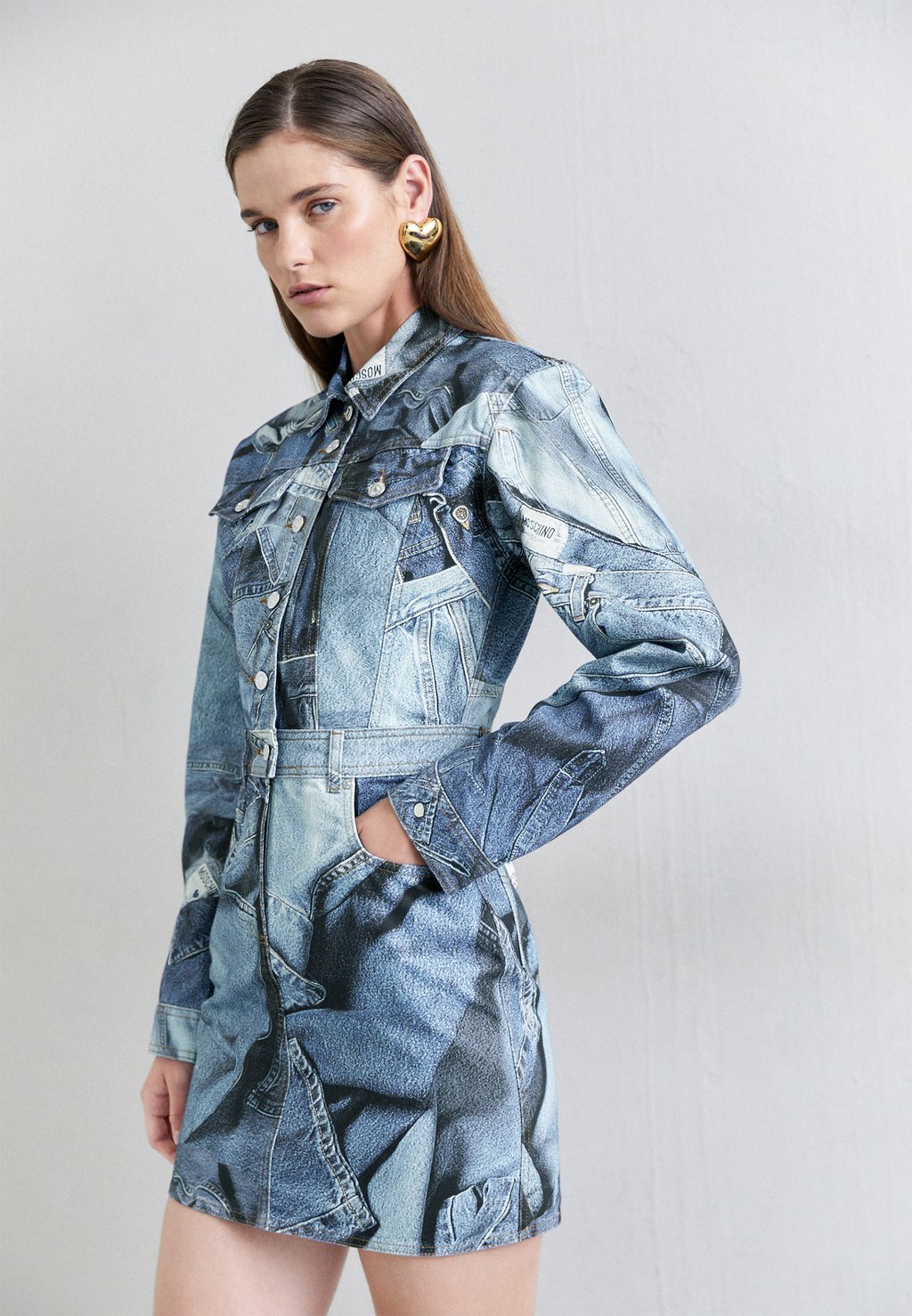 

Платье Vaquero MOSCHINO JEANS ПЛАТЬЕ, цвет blue denim