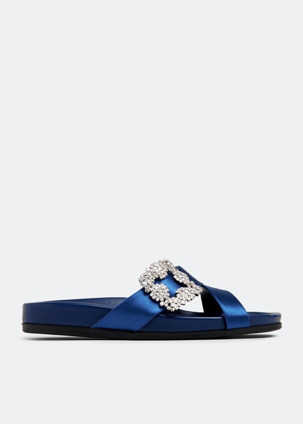 

Мюли Manolo Blahnik Chilanghi Flat, синий