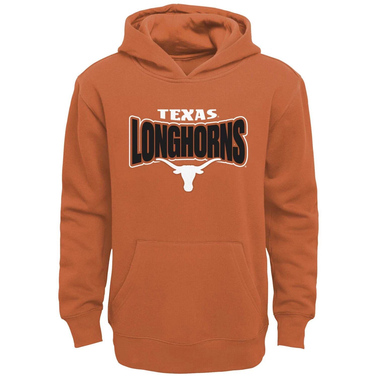 

Пуловер с капюшоном Texas Orange Texas Longhorns для дошкольников Outerstuff