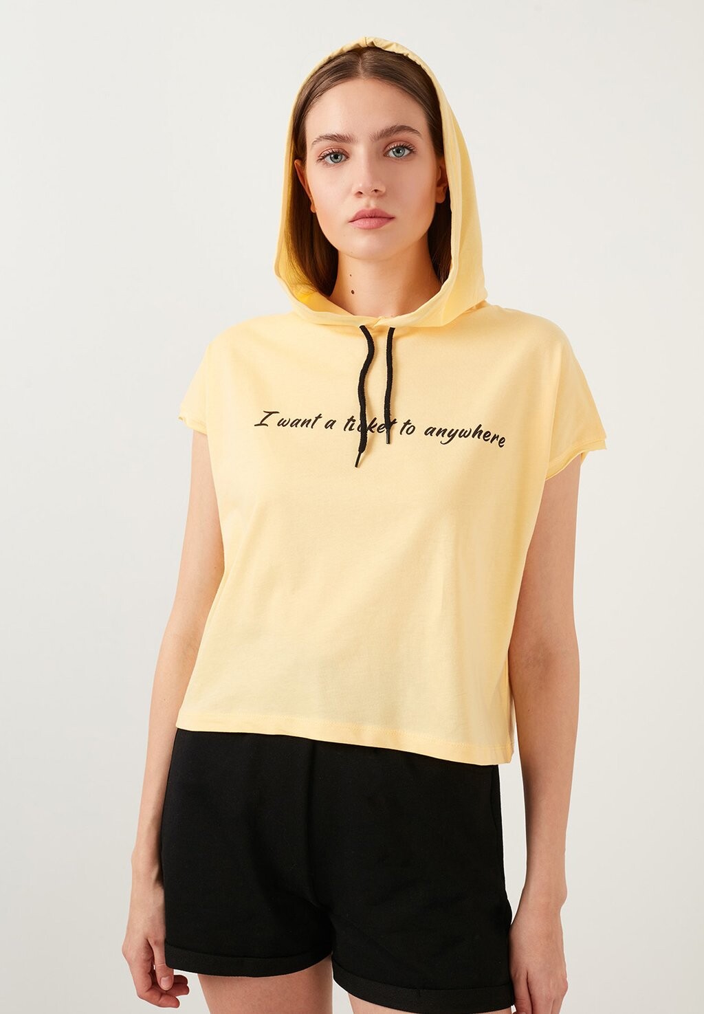 

Толстовка с капюшоном LELA, желтый