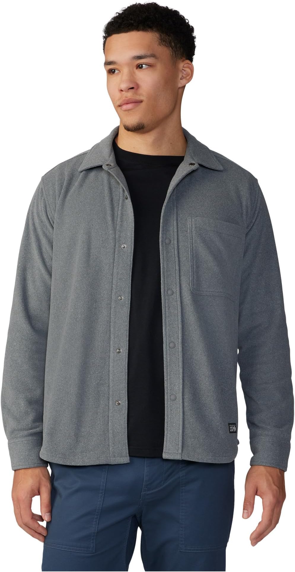 Рубашка с длинным рукавом Microchill Mountain Hardwear, цвет Foil Grey Heather шапка iconocolor mountain hardwear цвет foil grey