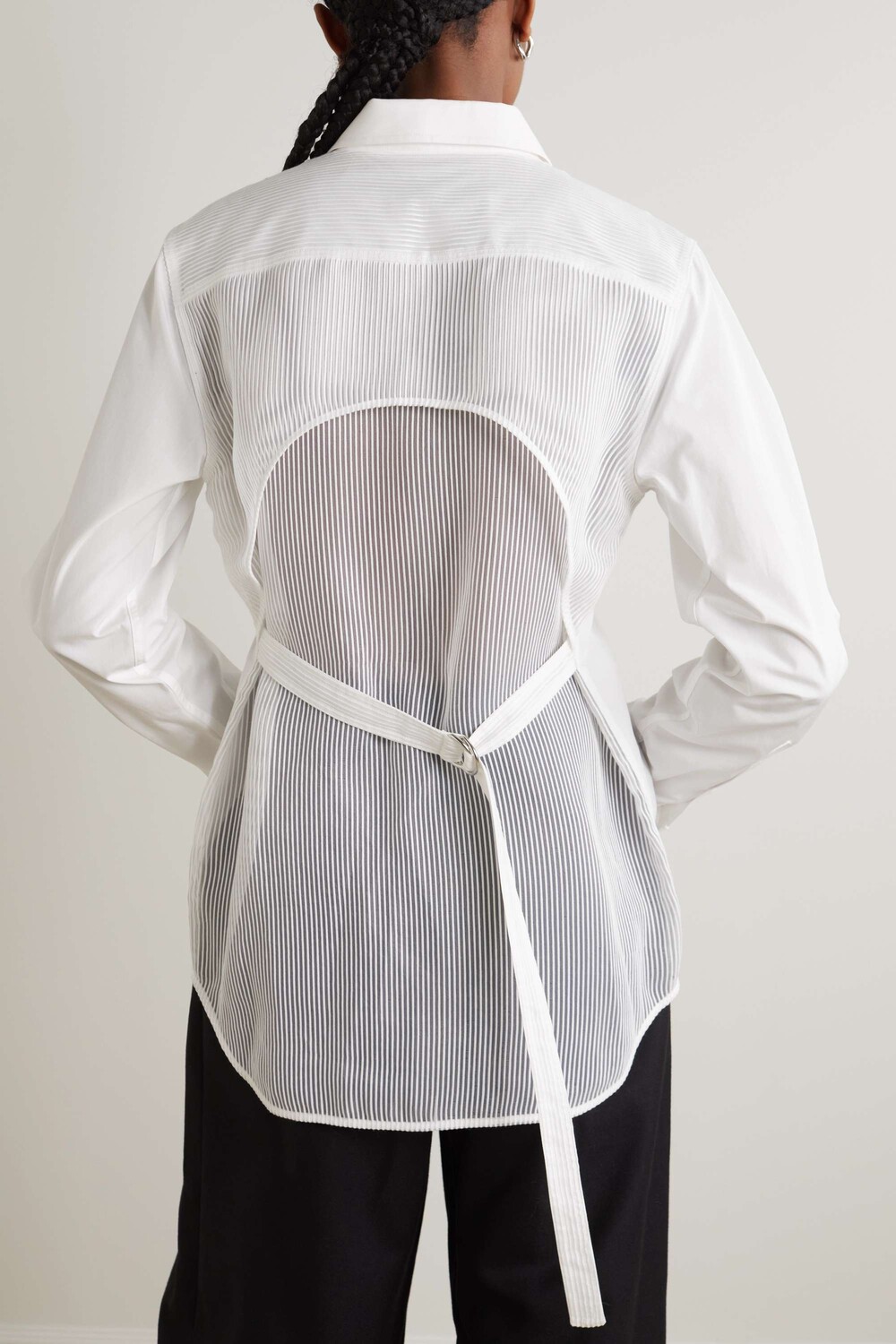 

HELMUT LANG Рубашка из хлопкового поплина, белый