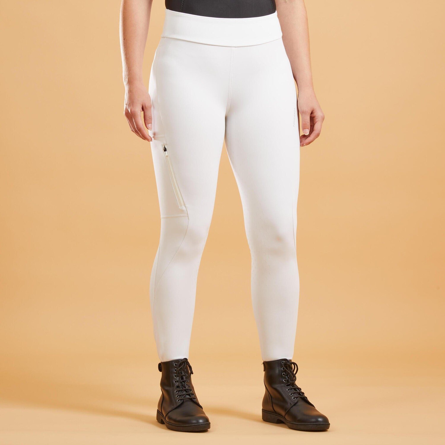 

Соревнования по верховой езде Decathlon Fullgrip Jodhpurs 500 Fouganza, белый