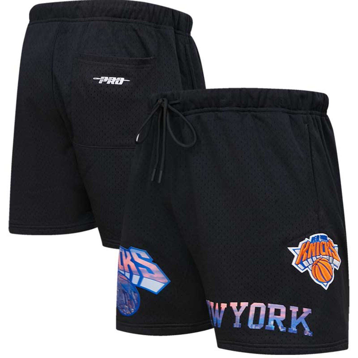 

Мужские шорты из сетки Pro Standard New York Knicks City Scape черного цвета