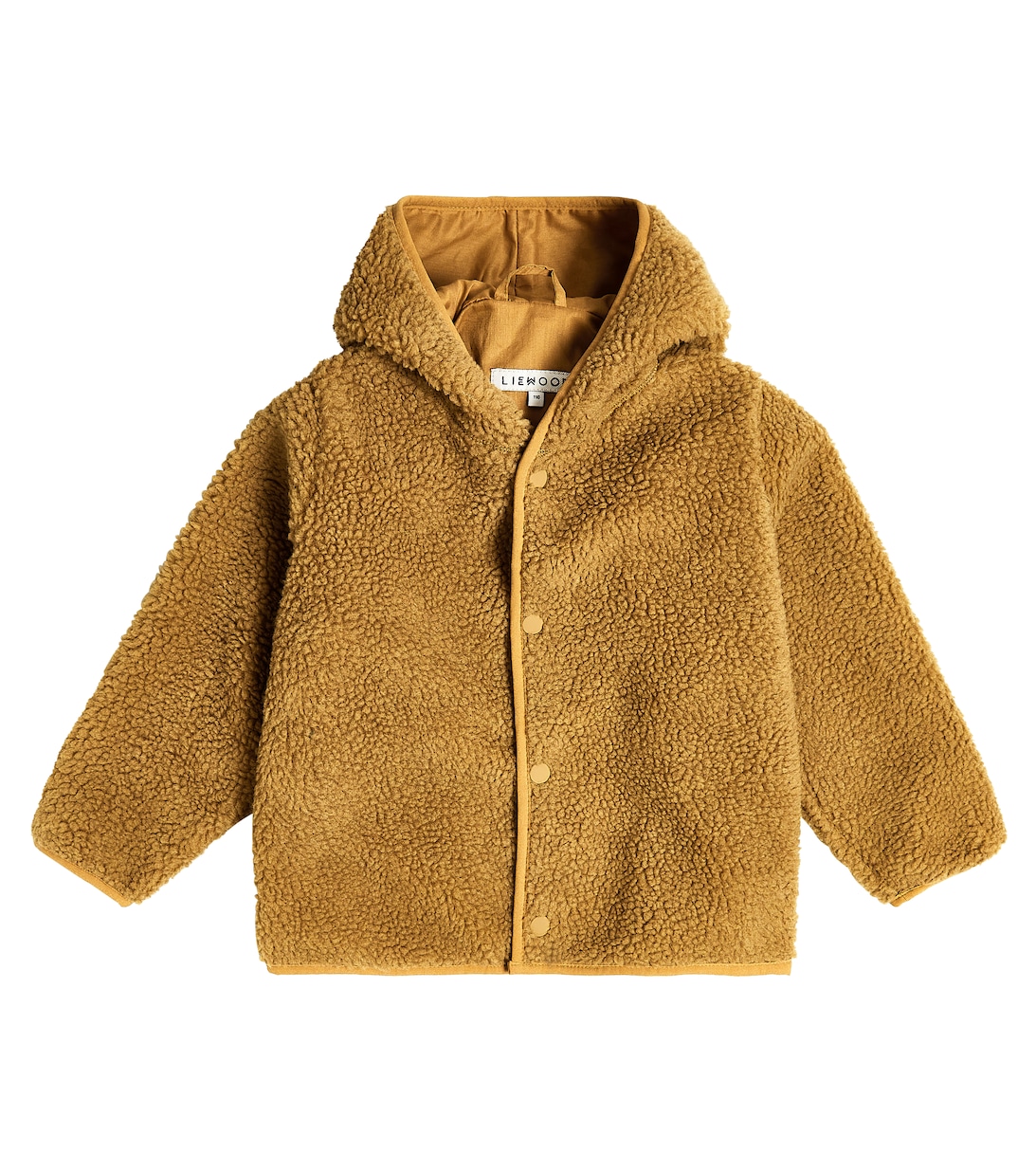 Куртка Inge из искусственной овчины с капюшоном Liewood, коричневый куртка из искусственной овчины в клетку zara коричневый