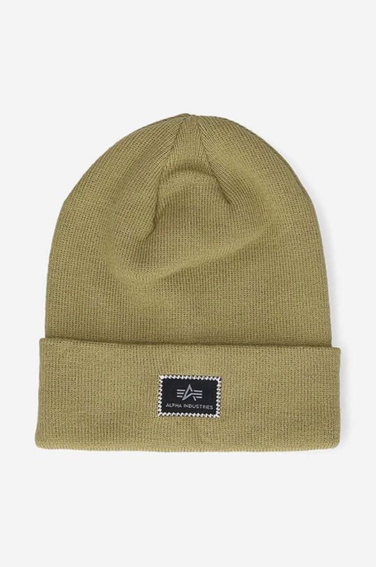 

Хлопковая шапка X-Fit Beanie Alpha Industries, зеленый