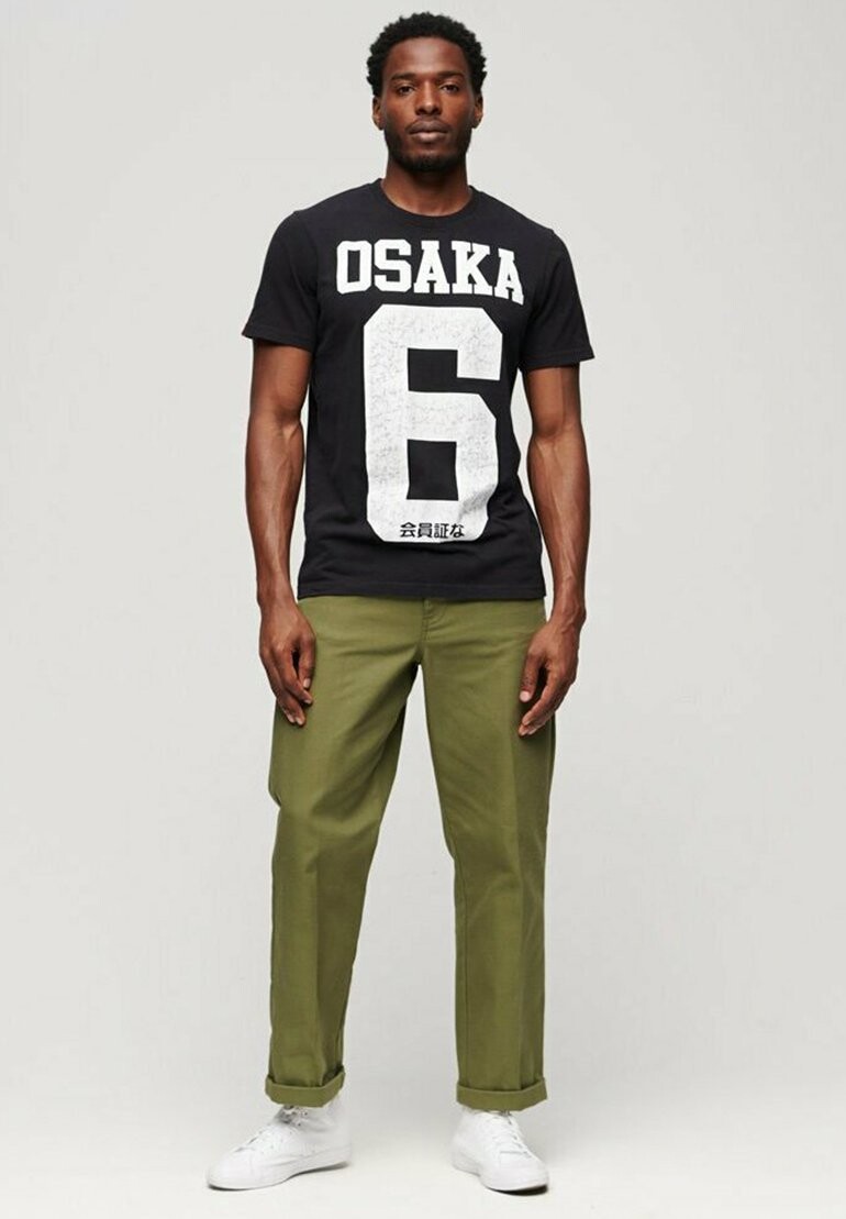 

Футболка с принтом OSAKA 6 VINTAGE STANDARD Superdry, черный
