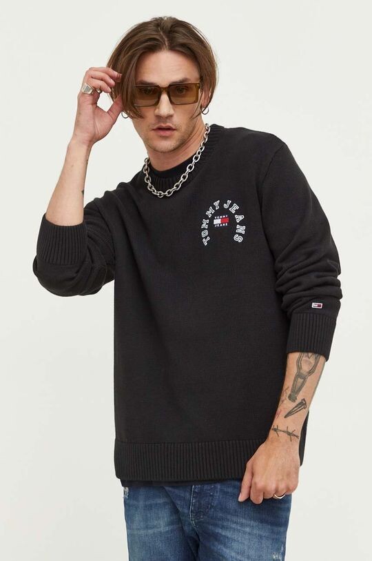 

Свитер Томми Джинс Tommy Jeans, черный