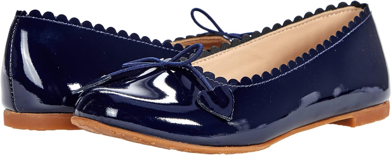 

Балетки Scalloped Ballerina Elephantito, цвет Patent Blue