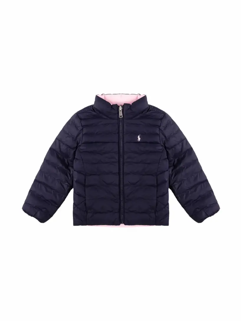 Двусторонняя куртка с логотипом Ralph Lauren, розовый